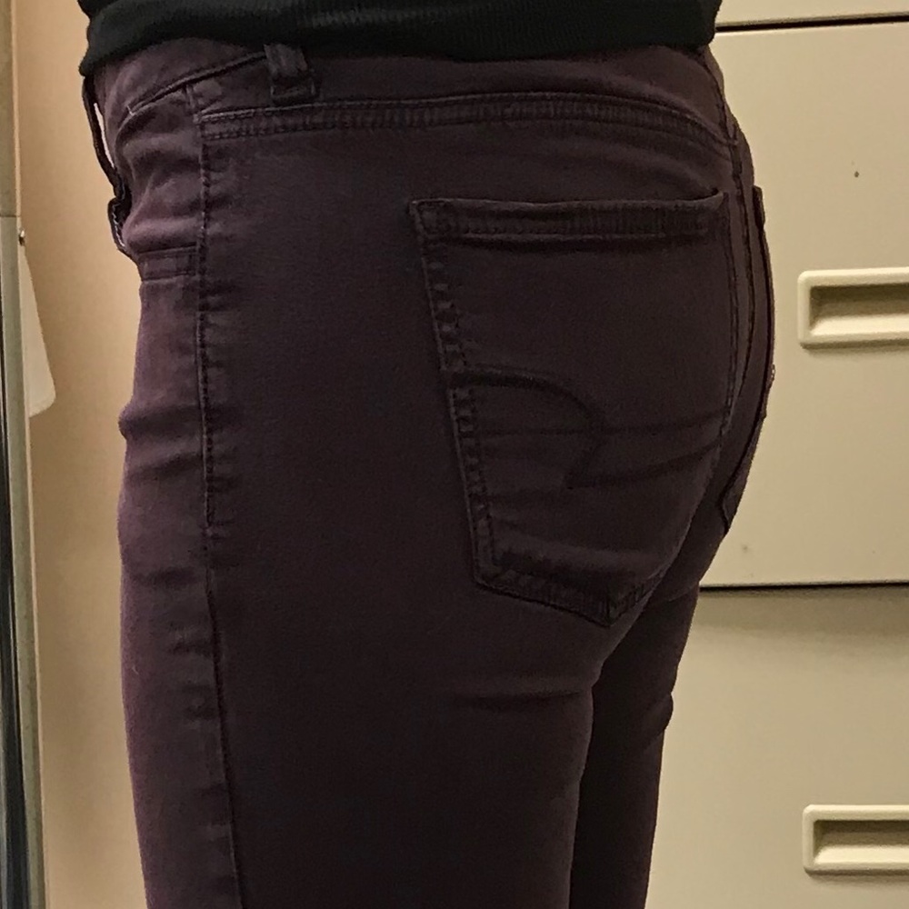Purple American eagle leggings